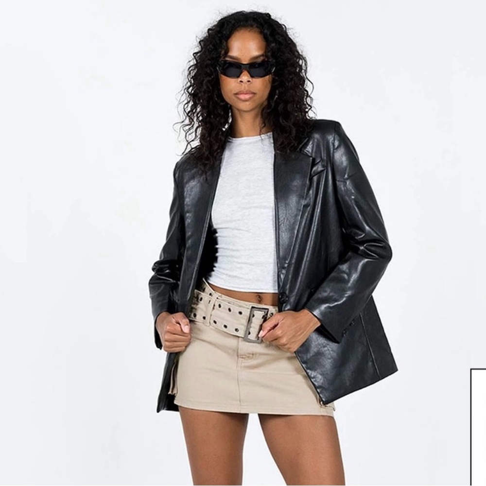 Princess Polly Faux Leather Jacket